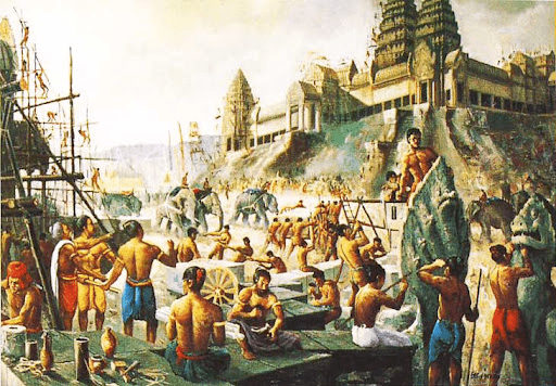 Angkor Wat Construction