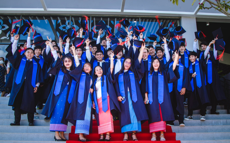 Cambodian university students